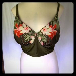 Cacique Underwire Bathing Bathing Suit Top